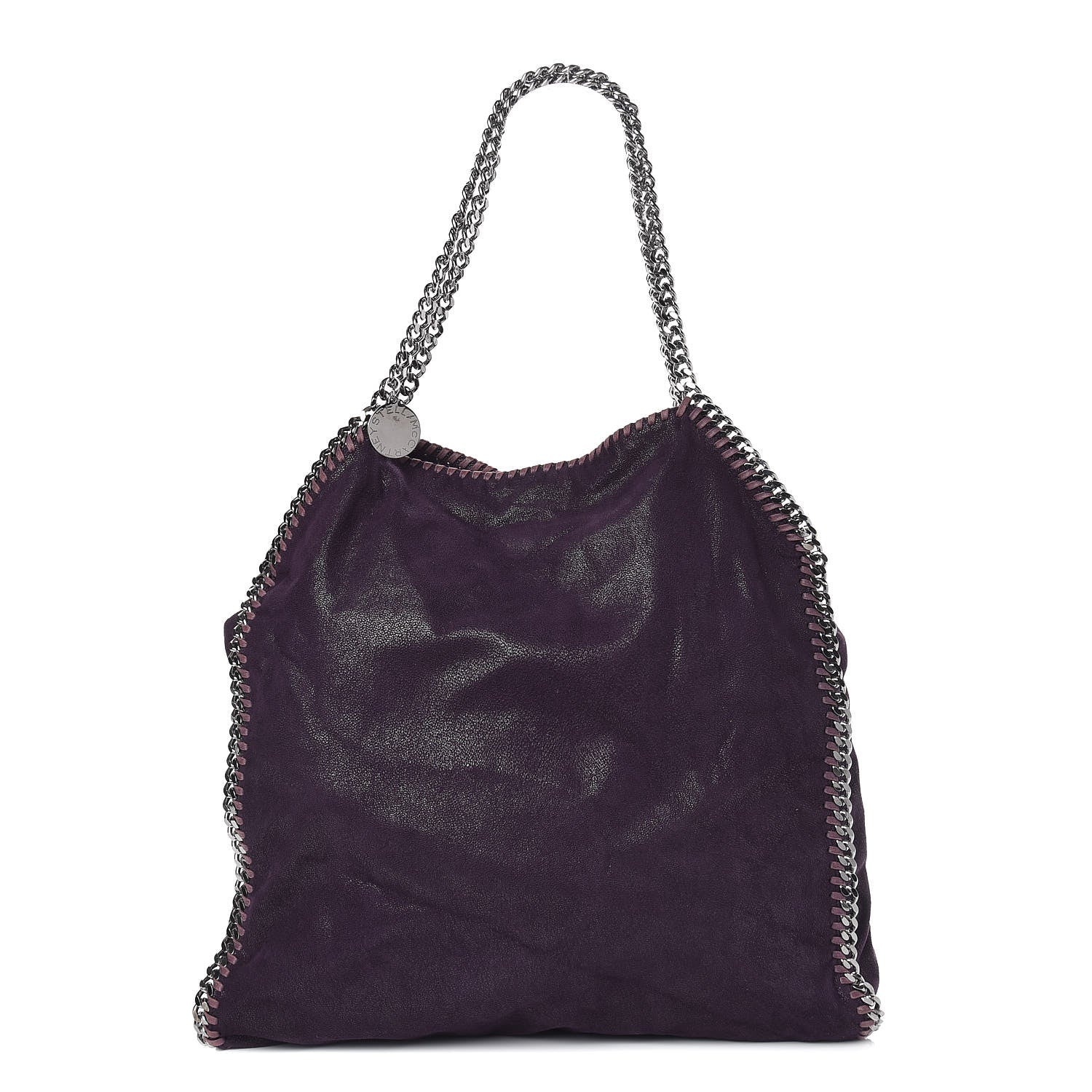 Stella McCartney Shaggy Deer Big Falabella Tote Purple 3 of 12