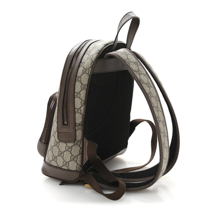 Gucci GG Supreme Monogram Calfskin Web Small Ophidia Day Backpack Beige Ebony New Acero 3 of 10