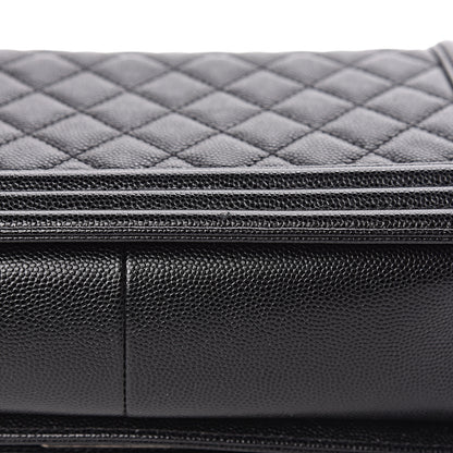 Chanel Caviar Quilted Medium Boy Flap Black 11 of 13