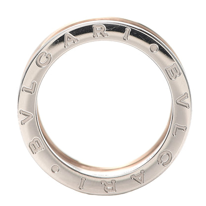 Bulgari 18K Pink White Gold B.Zero1 4 Band Ring 54 7 4 of 6