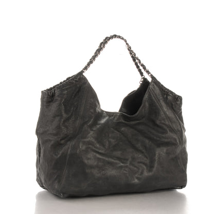 Chanel Distressed Caviar XL Coco Cabas Black 3 of 8