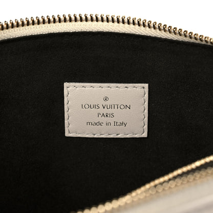 Louis Vuitton Lambskin Embossed Monogram Coussin PM Cream 6 of 13