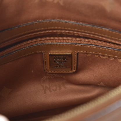 MCM Visetos Boston Bag Cognac 6 of 19