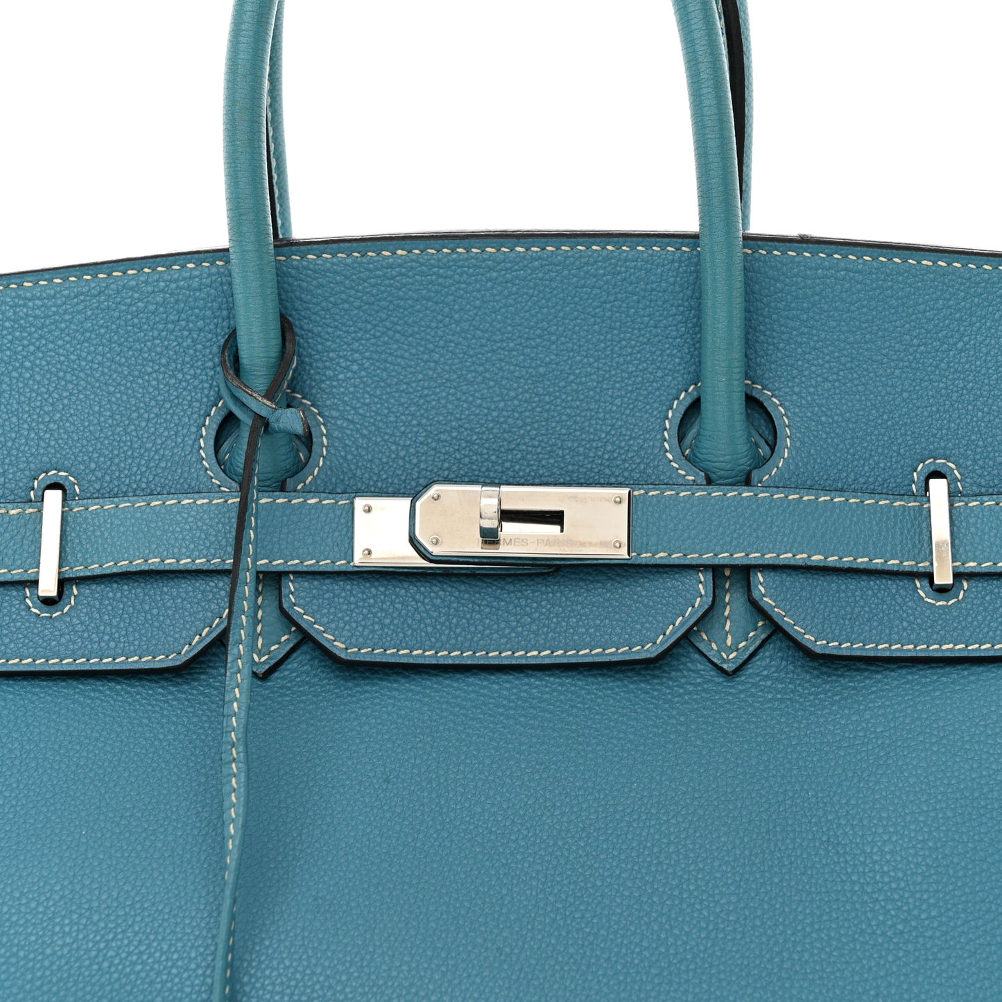 Taurillon Clemence BIRKIN 35 Blue Jean