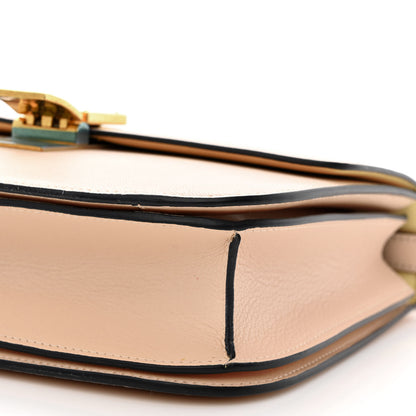Celine Shiny Goatskin Medium Classic Box Flap Bag Blush 11 of 12