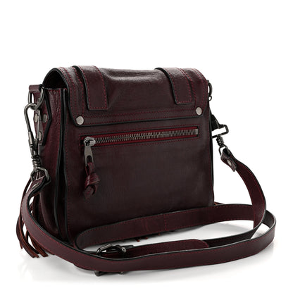 Proenza Schouler Lambskin Fringe PS1 Crossbody Pouch Oxblood 3 of 10