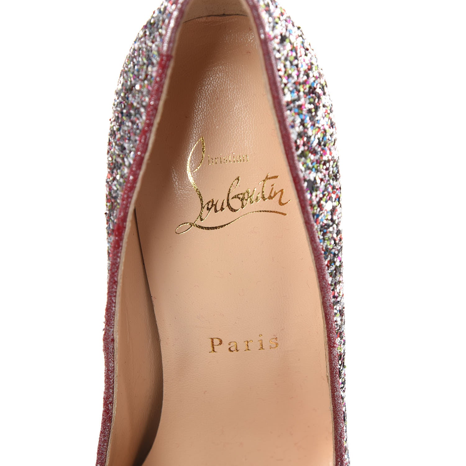 Christian Louboutin Glitter Ron Ron 100 Pumps 36 Multicolor 6 of 10