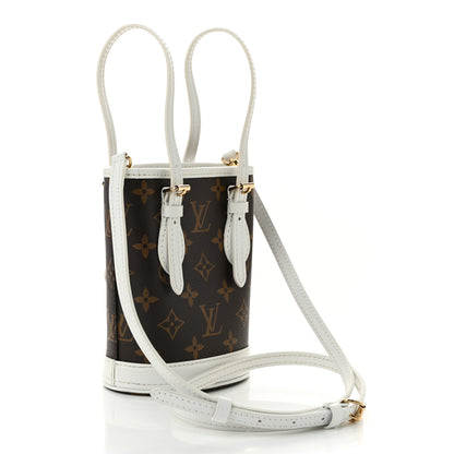 Louis Vuitton Monogram LV Match Nano Bucket Bag White 4 of 10