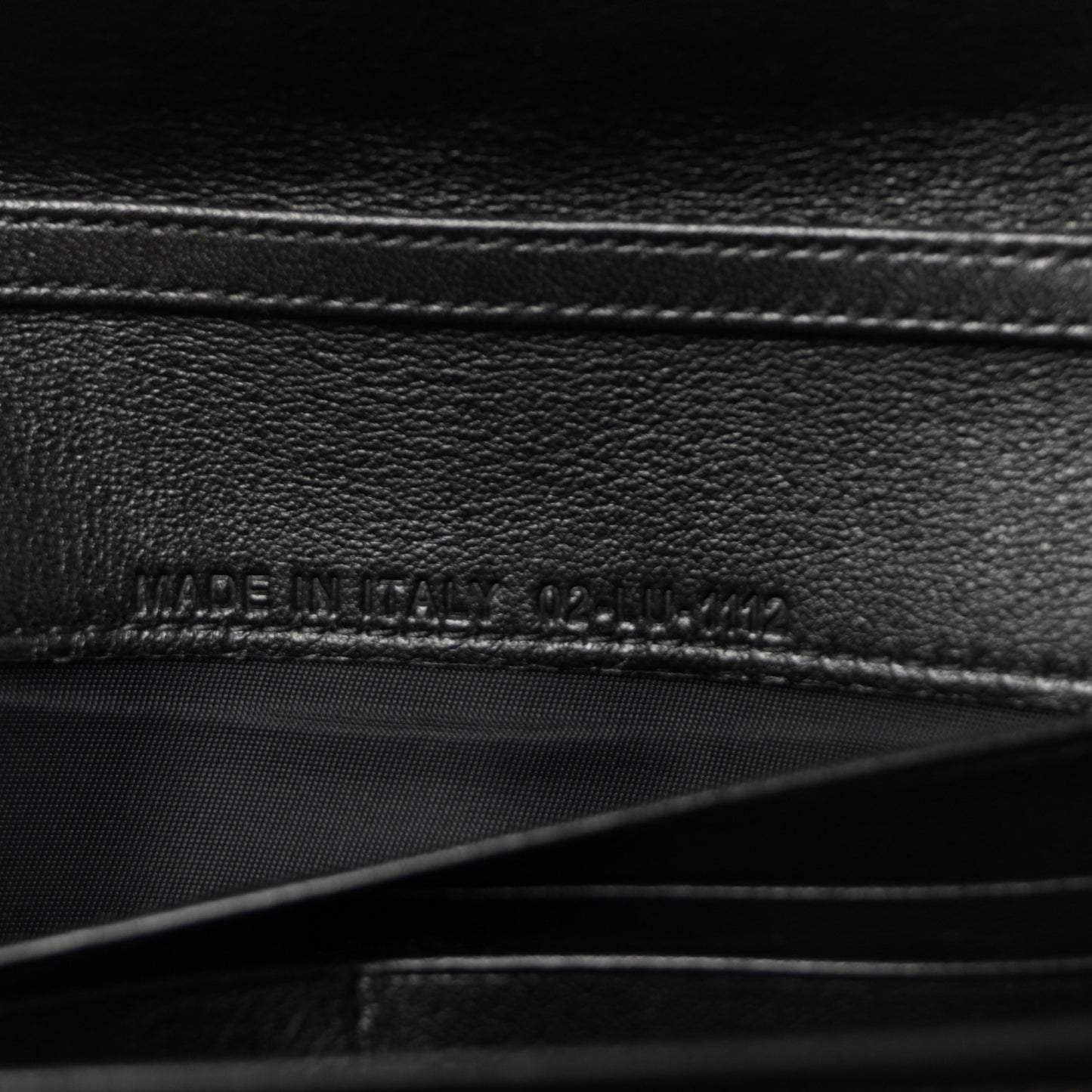 Patent Lambskin Cannage Lady Dior Rendezvous Wallet On Chain Black