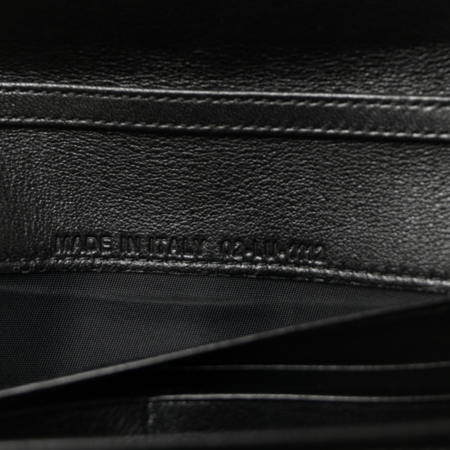 Christian Dior Patent Lambskin Cannage Lady Dior Rendezvous Wallet On Chain Black 7 of 10