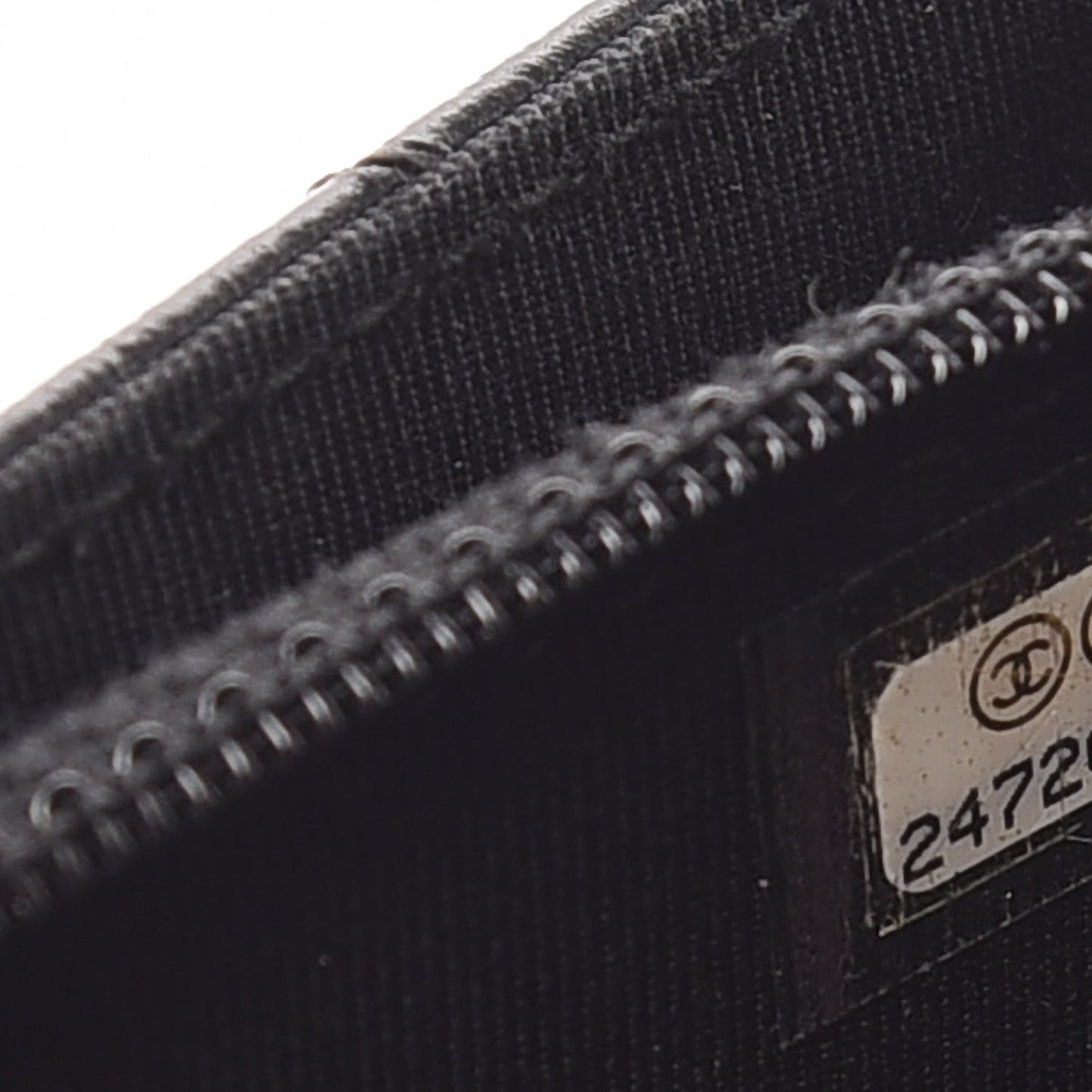 Aged Calfskin Chevron Quilted Reissue 2.55 Square Wallet On Chain WOC So Black