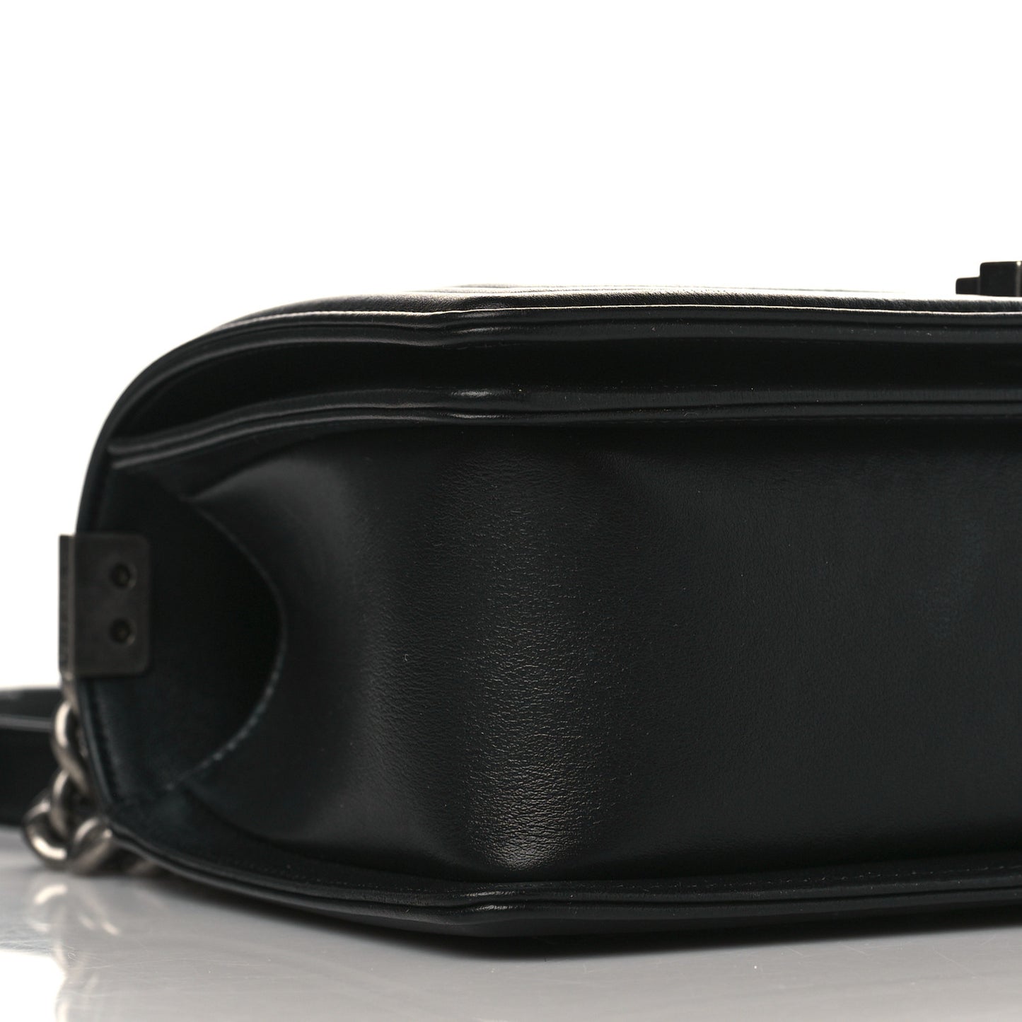 Lambskin Quilted Medium Boy Flap Black