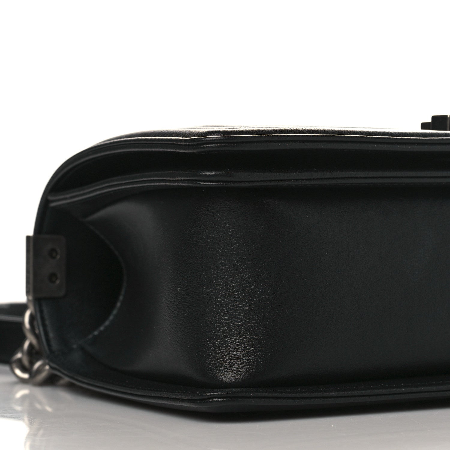 Chanel Lambskin Quilted Medium Boy Flap Black 8 of 9