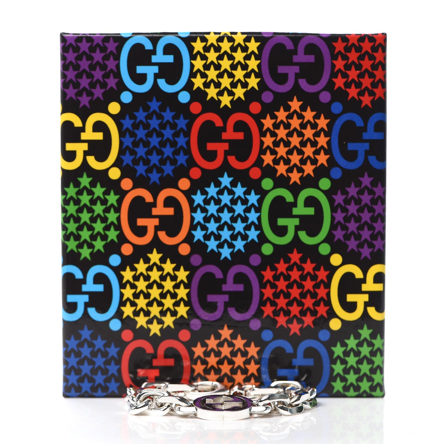Sterling Silver Interlocking G Link Bracelet