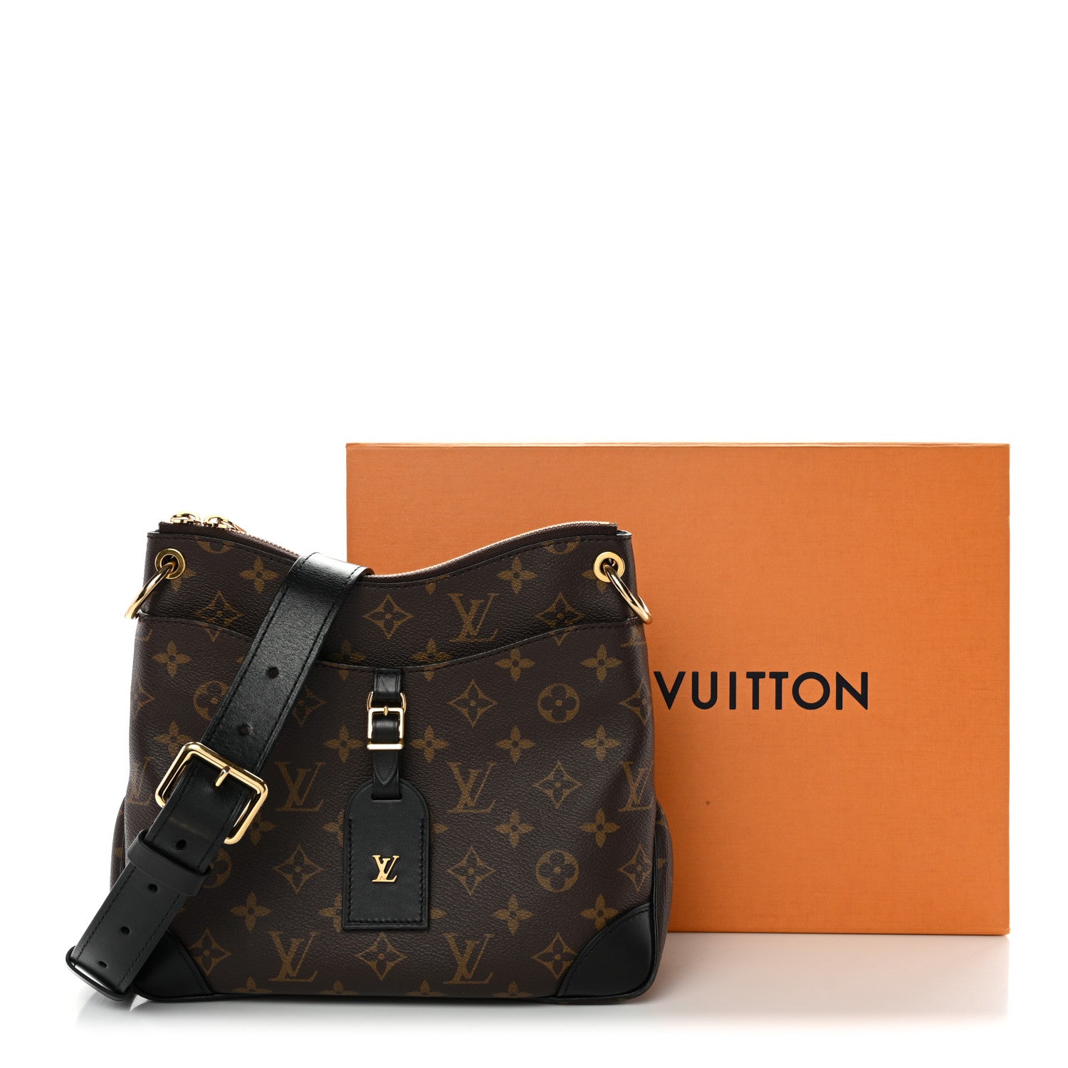 Louis Vuitton Monogram Odeon PM Black 10 of 10