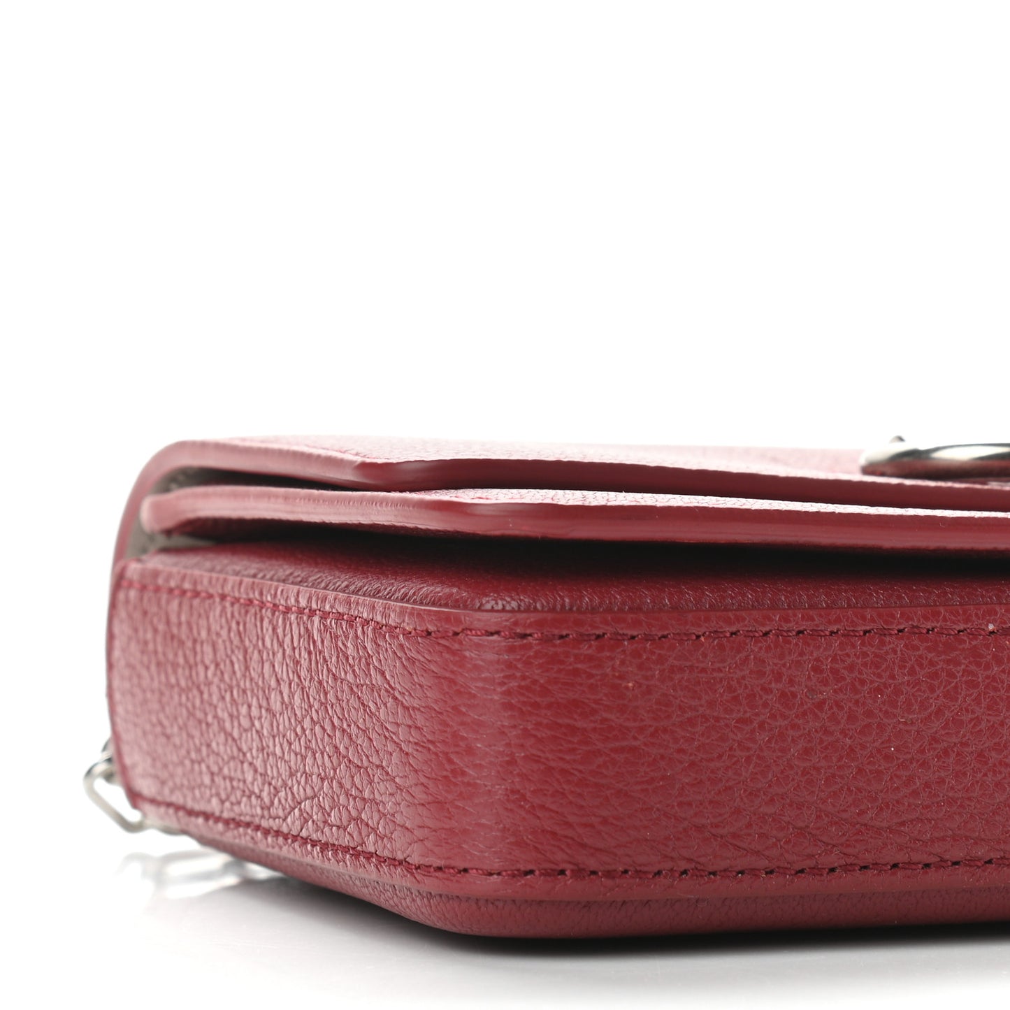 Hayes Goatskin D-Ring Mini Bag Crimson