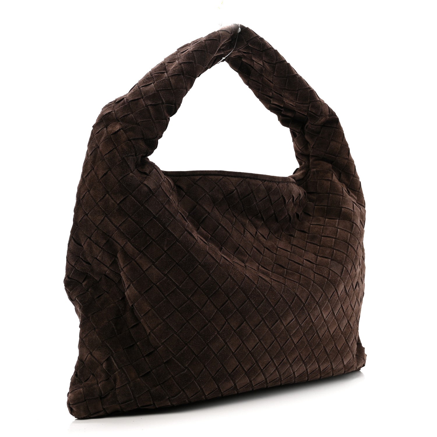 Bottega Veneta Suede Intrecciato Small Hop Fondant 3 of 10