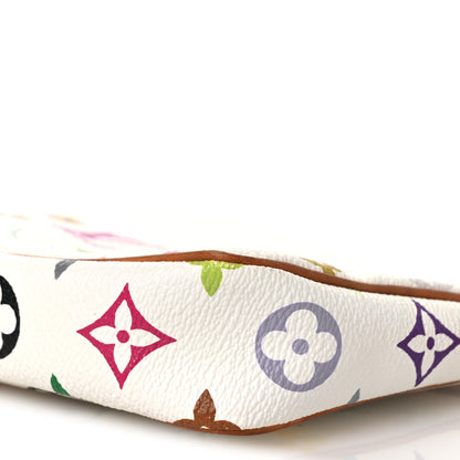 Louis Vuitton Monogram Multicolor Pochette Accessories White 9 of 13