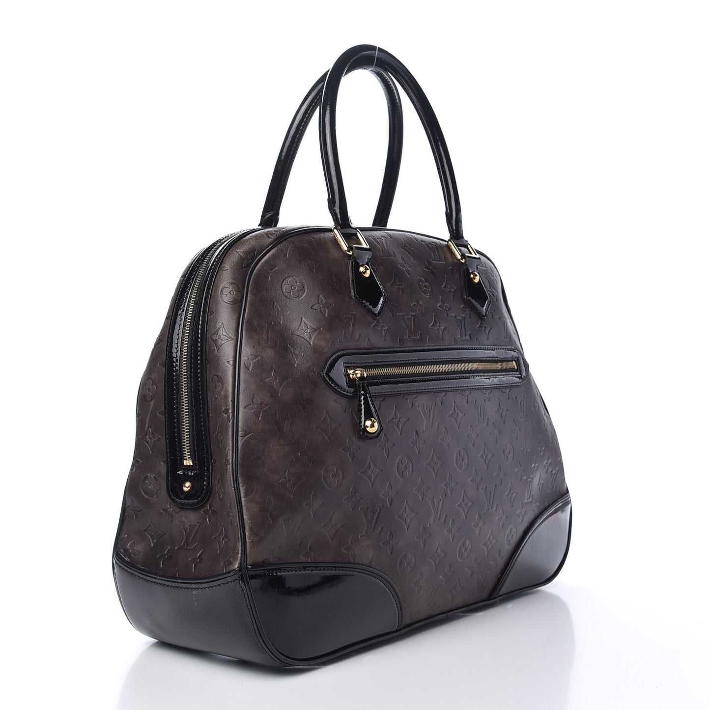 Monogram Embossed Cuir Alizee Gris