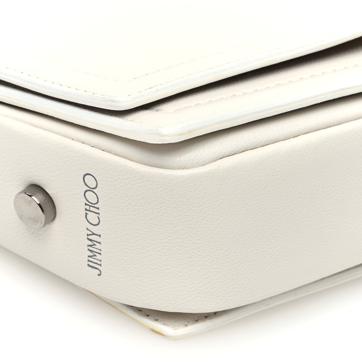 Jimmy Choo Nappa Arrow Crossbody Bag Chalk 8 of 9