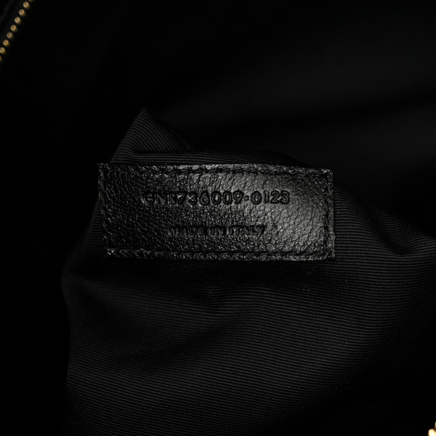 Saint Laurent Calfskin Quilted ES Giant Travel Bag Black 7 of 10