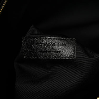 Saint Laurent Calfskin Quilted ES Giant Travel Bag Black 7 of 10