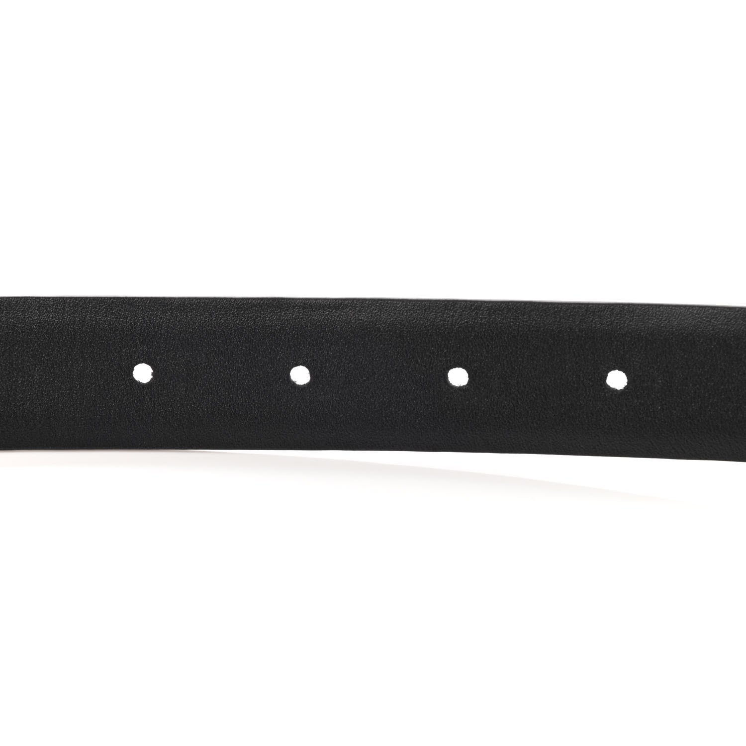 Chanel Calfskin Pearl Crystal CC Belt 80 32 Black 3 of 6