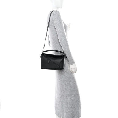 Loewe Calfskin Small Puzzle Bag Black 2 of 11