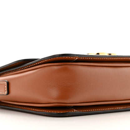 Celine Calfskin Triomphe Canvas Teen Triomphe Bag Tan 9 of 11