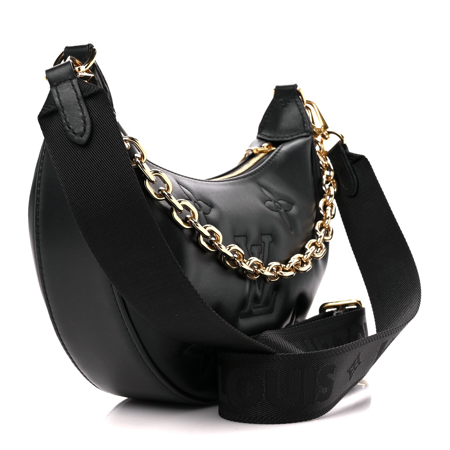 Louis Vuitton Calfskin Bubblegram Over The Moon Black 3 of 10