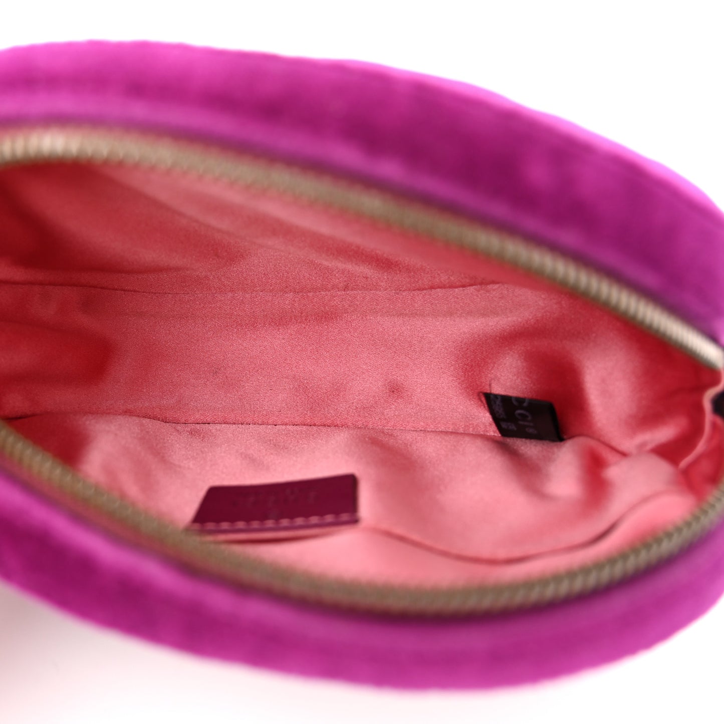 Velvet Matelasse GG Marmont Belt Bag 85 34 Violet Cyclamen