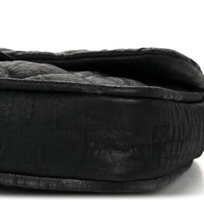 Chanel Coated Canvas Quilted Le Marais Flap Black 10 of 10
