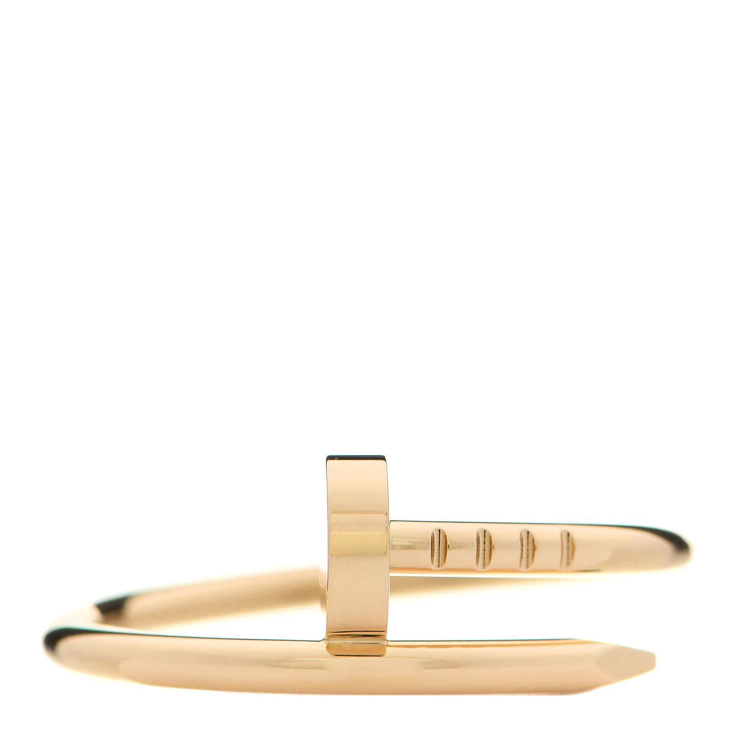 Cartier 18K Yellow Gold Small Juste Un Clou Ring 55 7.25 1 of 4