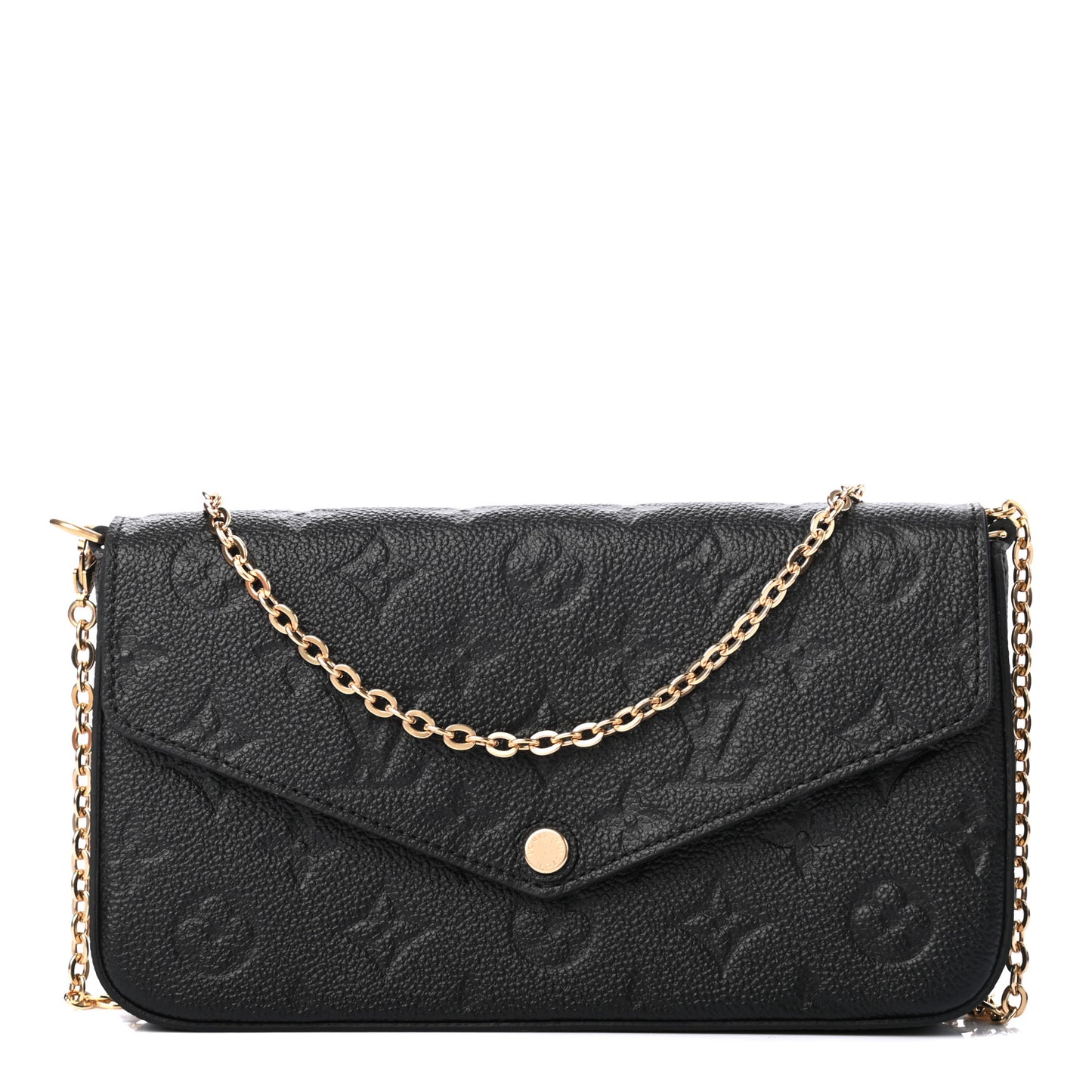 Empreinte Pochette Felicie Chain Wallet Black