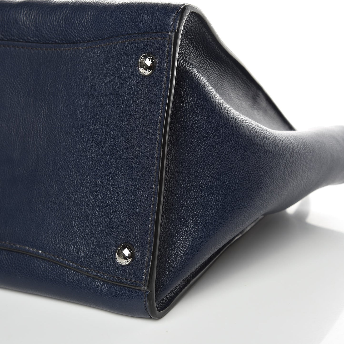 Glace Calf Small Twin Pocket Tote Baltico