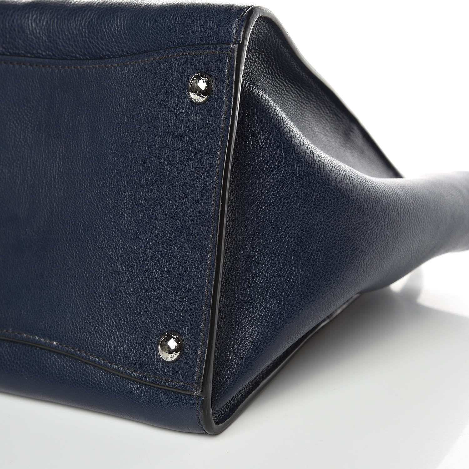 Prada Glace Calf Small Twin Pocket Tote Baltico 9 of 12
