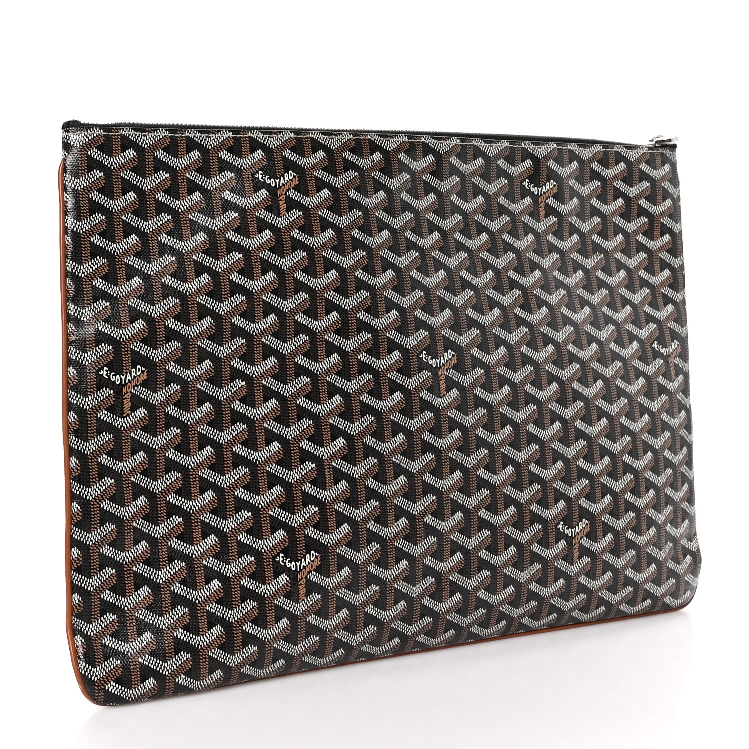 Goyard Goyardine Senat Pochette GM Black Gold 3 of 7
