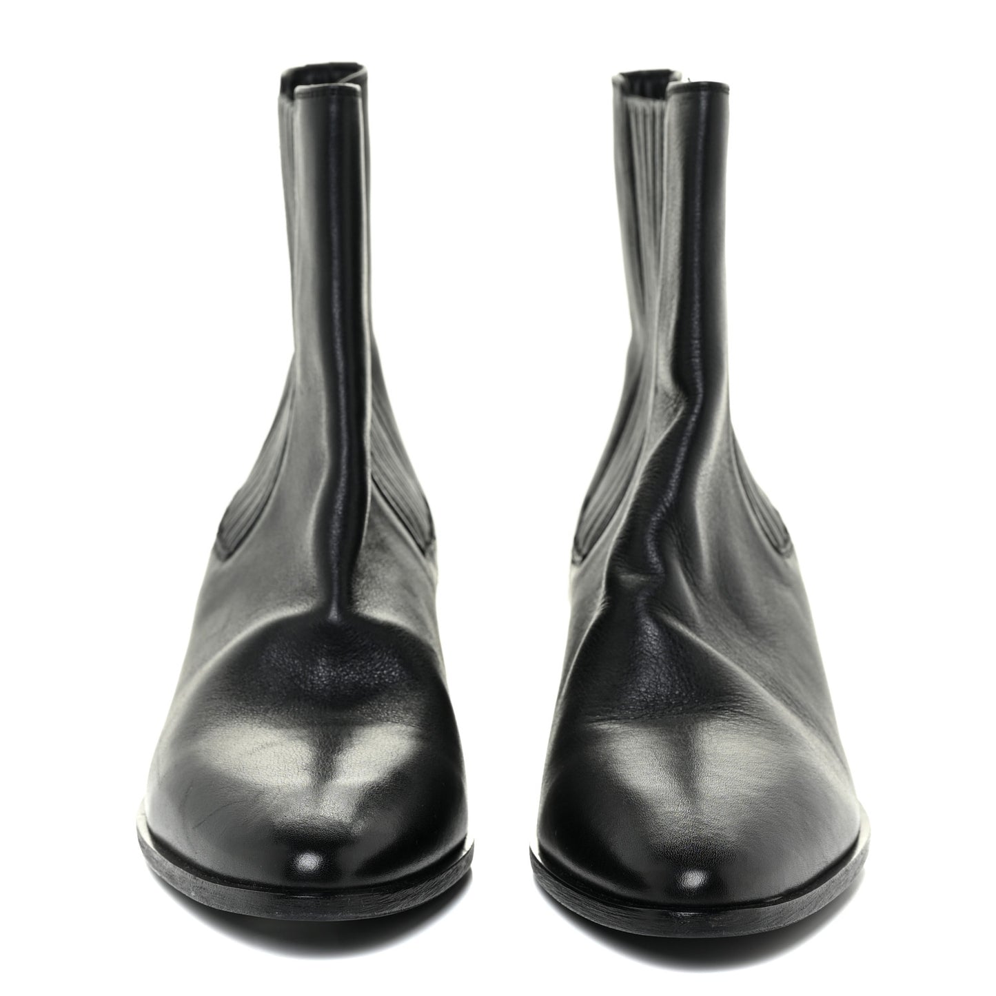 Calfskin Brit Souple Ankle Boots 39 Black