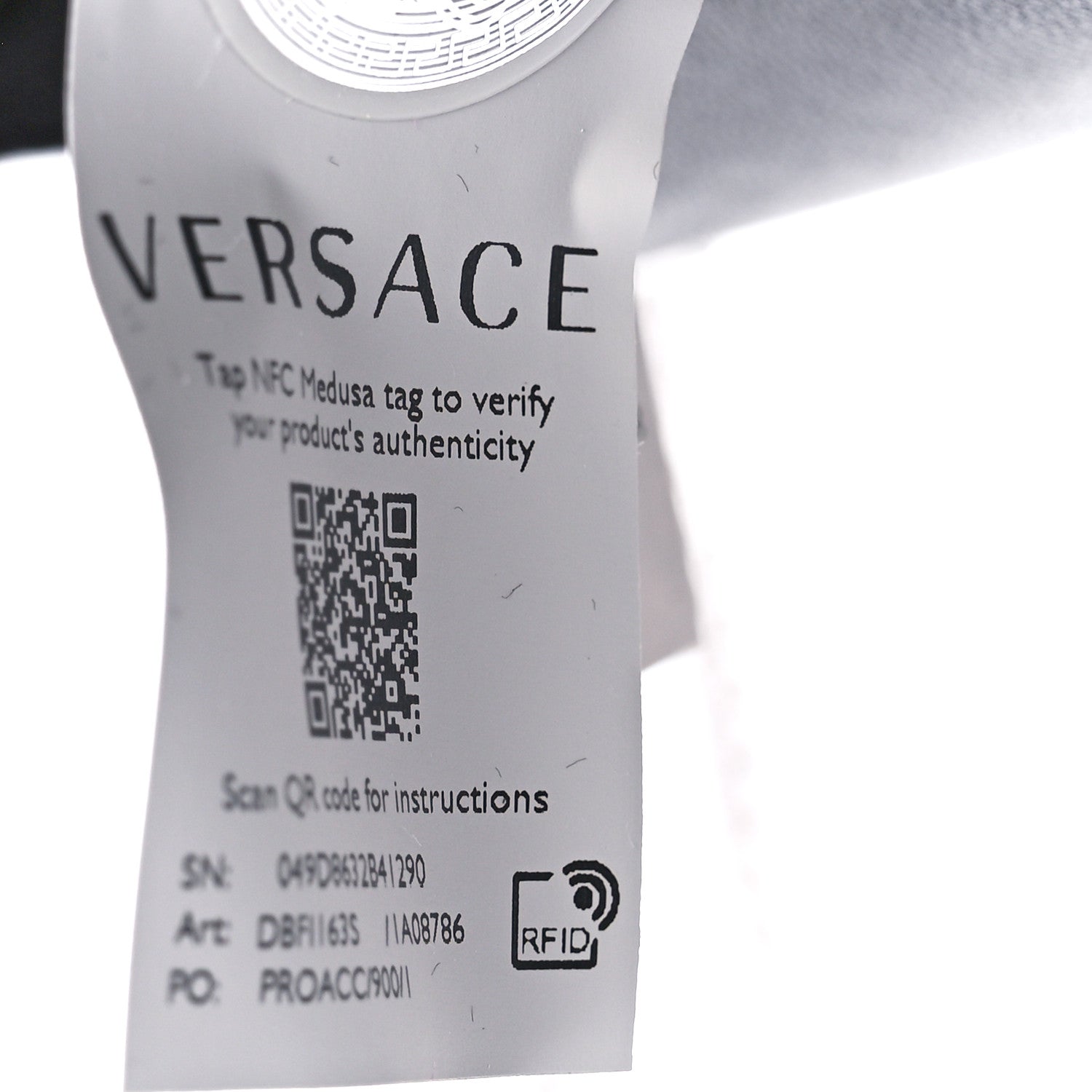 Versace Velvet Quilted Icon Crossbody Bag Black 7 of 12