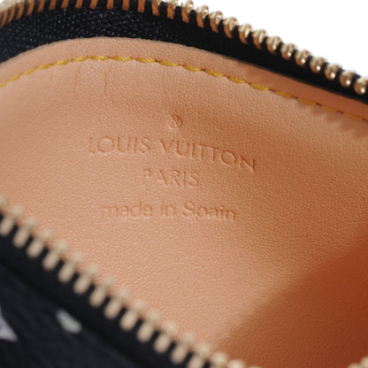 Louis Vuitton Monogram Multicolor Key Pouch Black 4 of 6