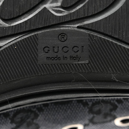 Gucci Monogram Womens High Top Sneakers 36.5 Black 8 of 8