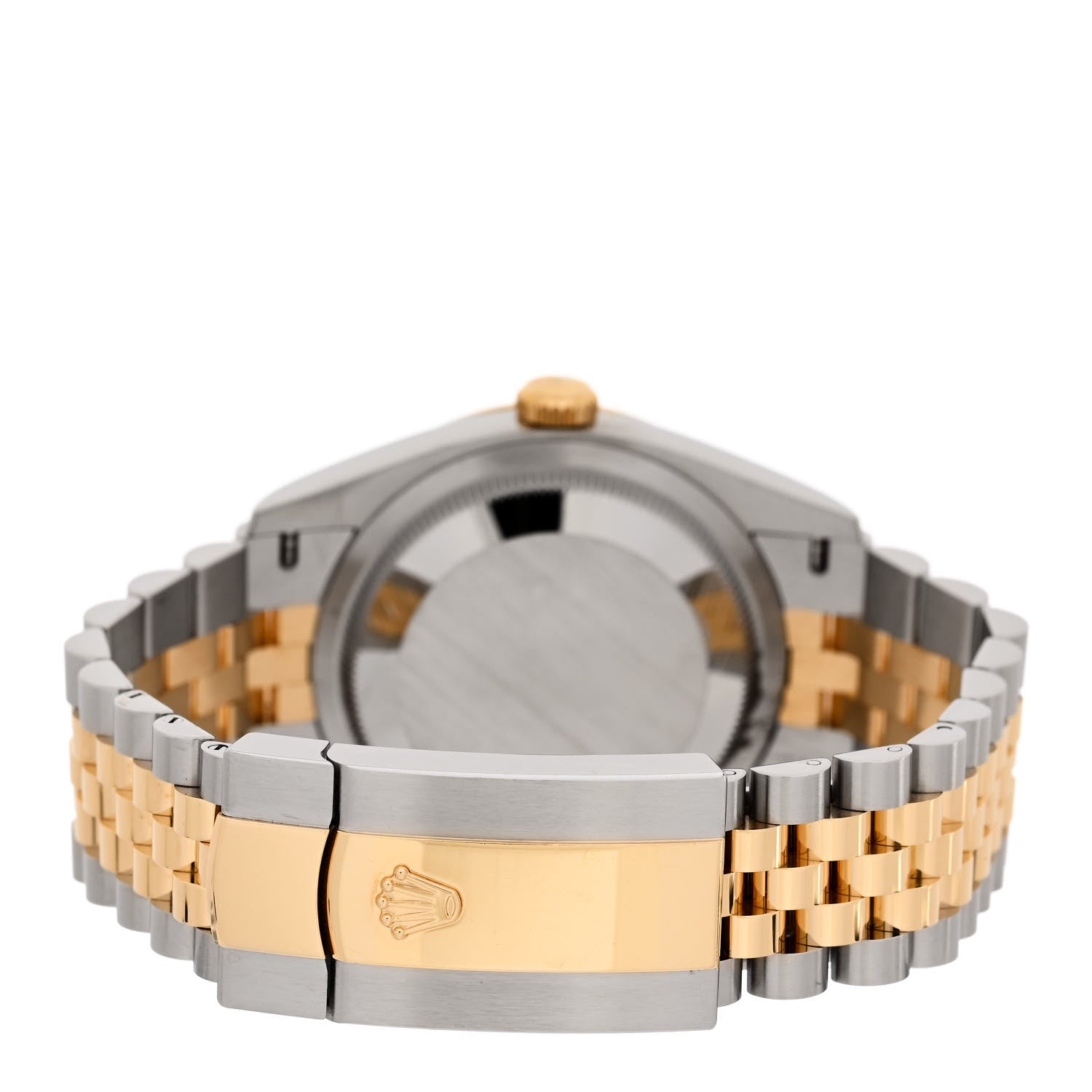 Rolex Stainless Steel 18K Yellow Gold 36mm Oyster Perpetual Datejust Watch White 126233 3 of 5