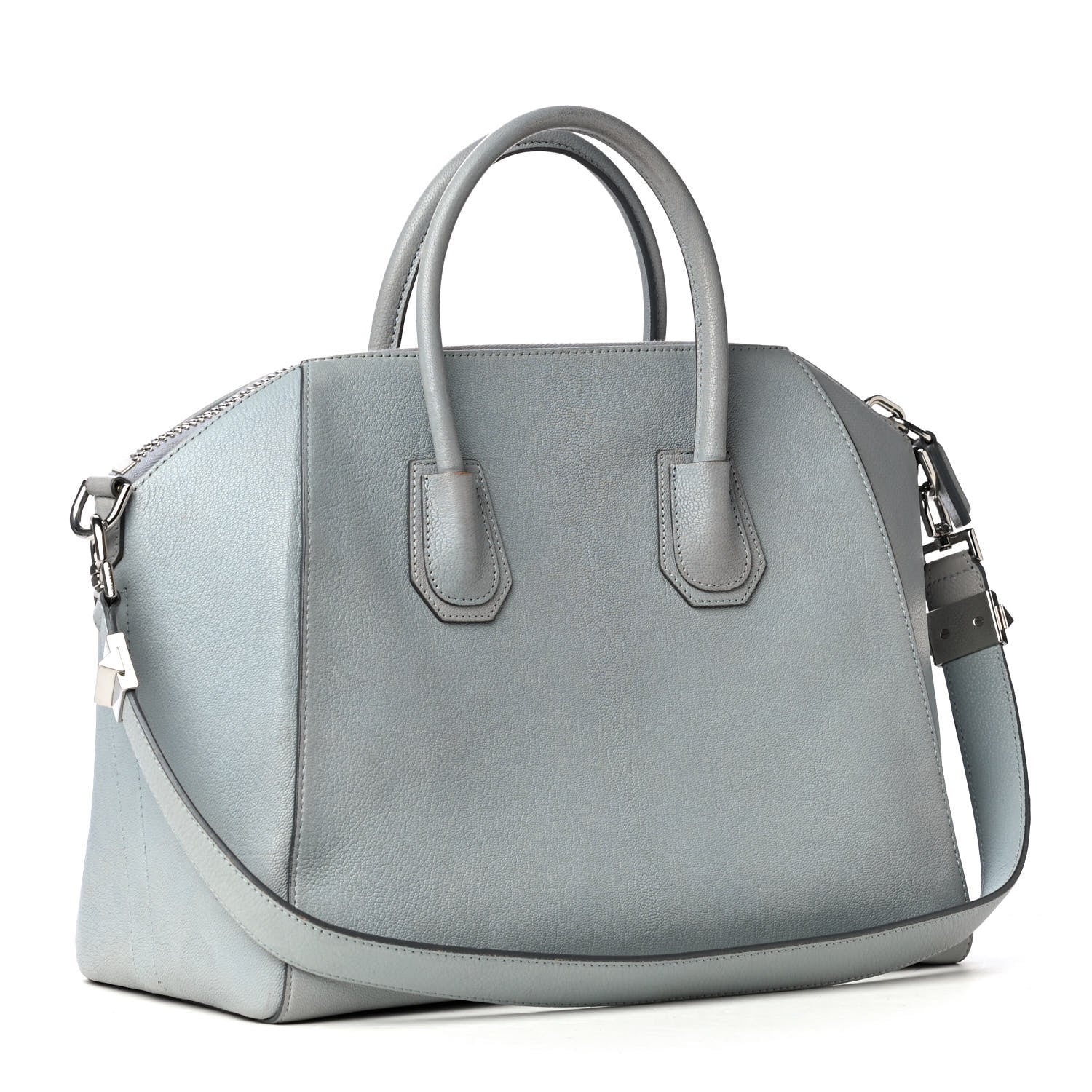 Givenchy Sugar Goatskin Medium Antigona Dusty Blue 2 of 5