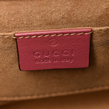 Gucci GG Supreme Monogram Blooms Small Padlock Shoulder Bag Beige Multicolor Dry Rose 6 of 10