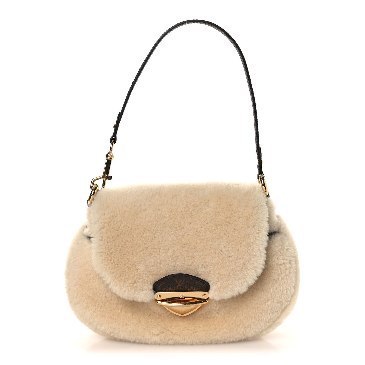 Shearling Monogram Sunset Cream