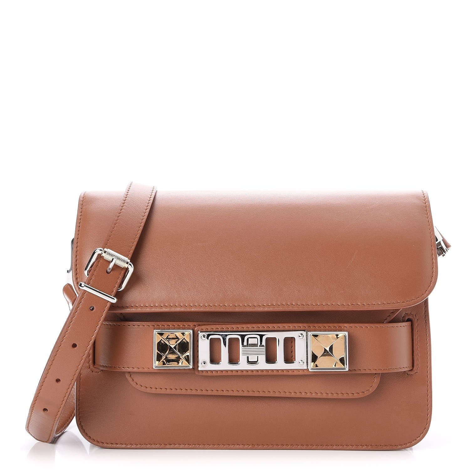 Proenza Schouler Smooth Calfskin PS11 Mini Classic Shoulder Bag Nice Tan 1 of 8