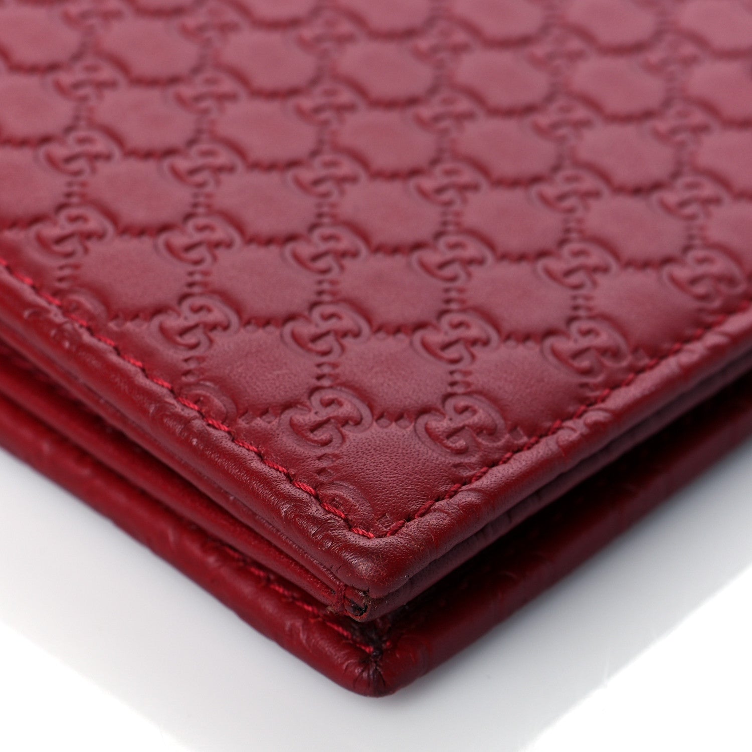 Gucci Microguccissima Crossbody Wallet Red 8 of 9