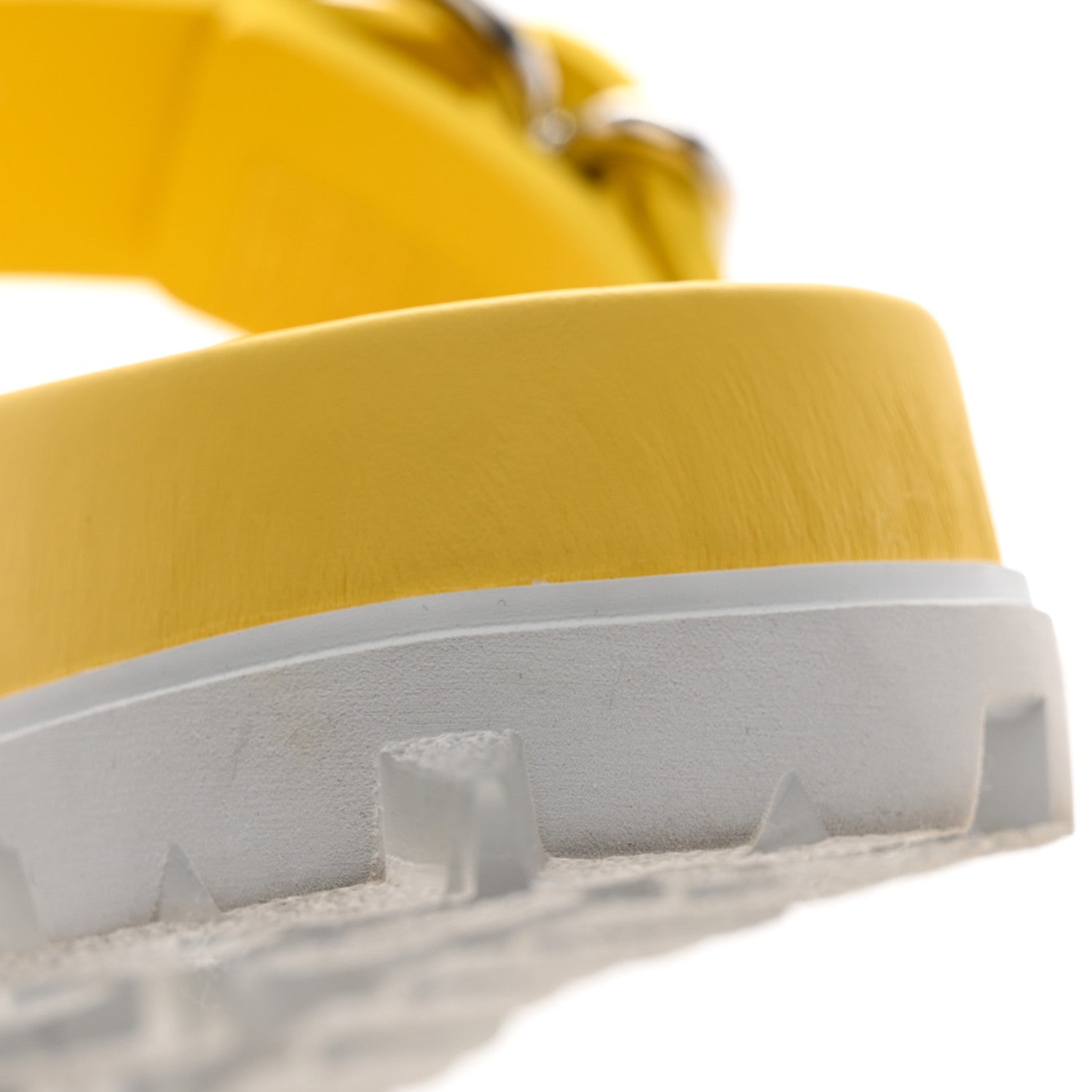 Prada EVA Rubber Double Strap 20mm Fussbett Sandals 38 Sole 11 of 13