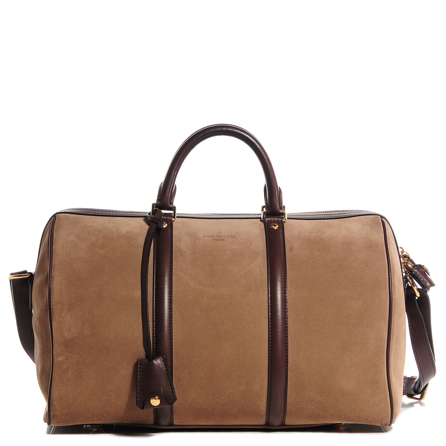 Louis Vuitton Suede Calfskin SC Bag MM BBrown 1 of 7
