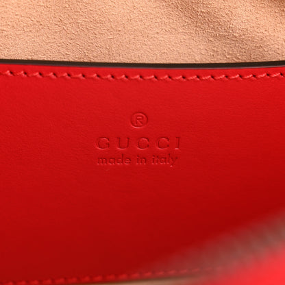 Gucci Calfskin Matelasse Chevron GG Marmont Sling Shoulder Bag Rosso 6 of 11